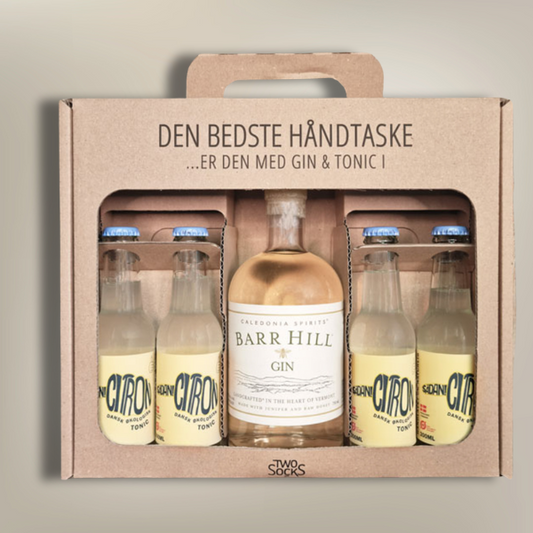 Barr Hill Gin Håndtaske med Sådan! Citron Tonic