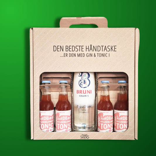 Bruni Collin's Gin Håndtaske med Sådan! Jordbær Hyldeblomst Tonic