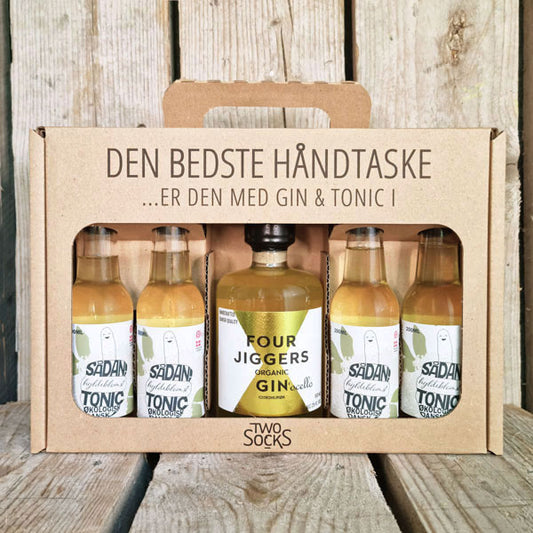 Four Jiggers Gin'ocello Håndtaske med Sådan! Hyldeblomst Tonic