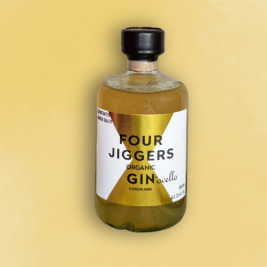 Four Jiggers Gin'ocello citronlikør 500 ml. Dansk Gin