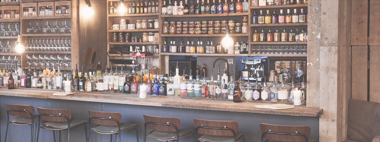 Ginbar med kæmpe udvalg