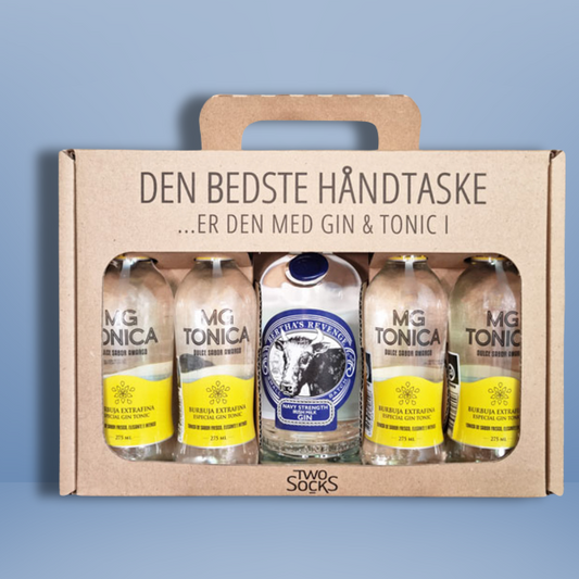 Bertha's Revenge Navy Strength Gin Håndtaske med MG Tonica